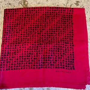 Balenciaga fashion scarf
